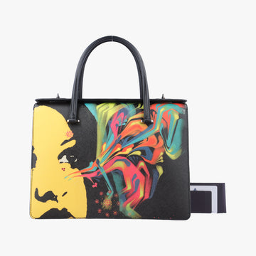 Lux Face Art TwinBlack×MulticolourSaffiano Leather B2710K231ラックスフェイスアートツインブラック×マルチカラーサフィアーノレザー B2710K231