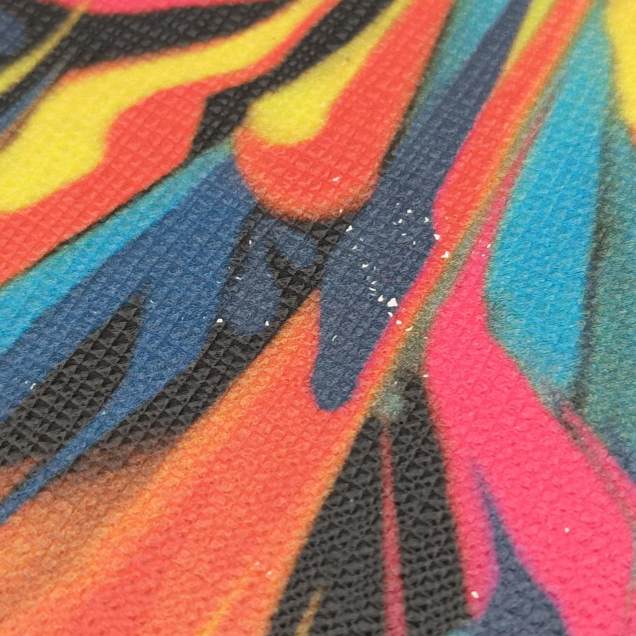 Lux Face Art TwinBlack×MulticolourSaffiano Leather B2710K231ラックスフェイスアートツインブラック×マルチカラーサフィアーノレザー B2710K231