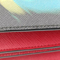 Lux Face Art TwinBlack×MulticolourSaffiano Leather B2710K231ラックスフェイスアートツインブラック×マルチカラーサフィアーノレザー B2710K231