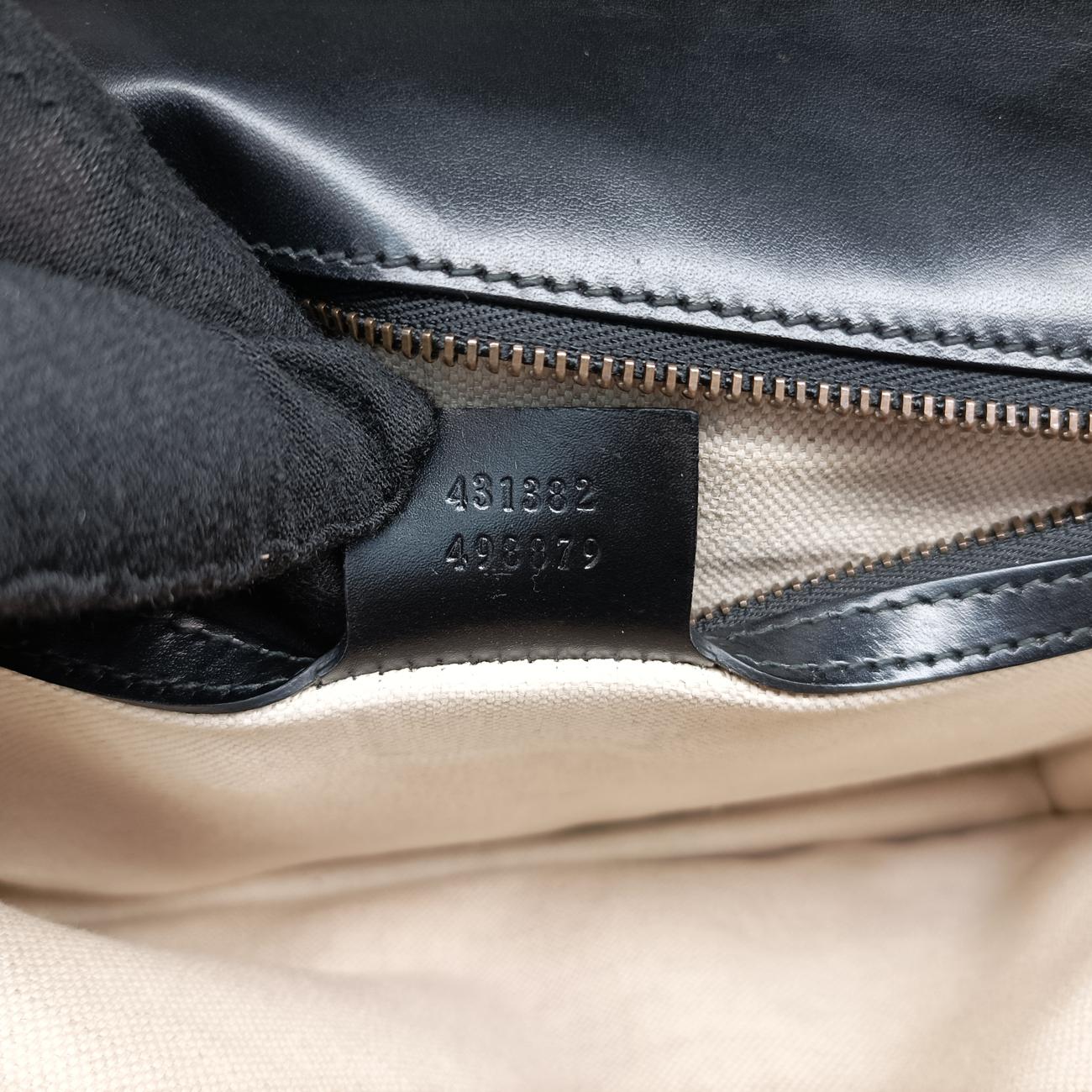 GG MarmontBlack ×MulticolourLeather431382D020124774GGマーモントブラック ×マルチカラーレザー431382D020124774