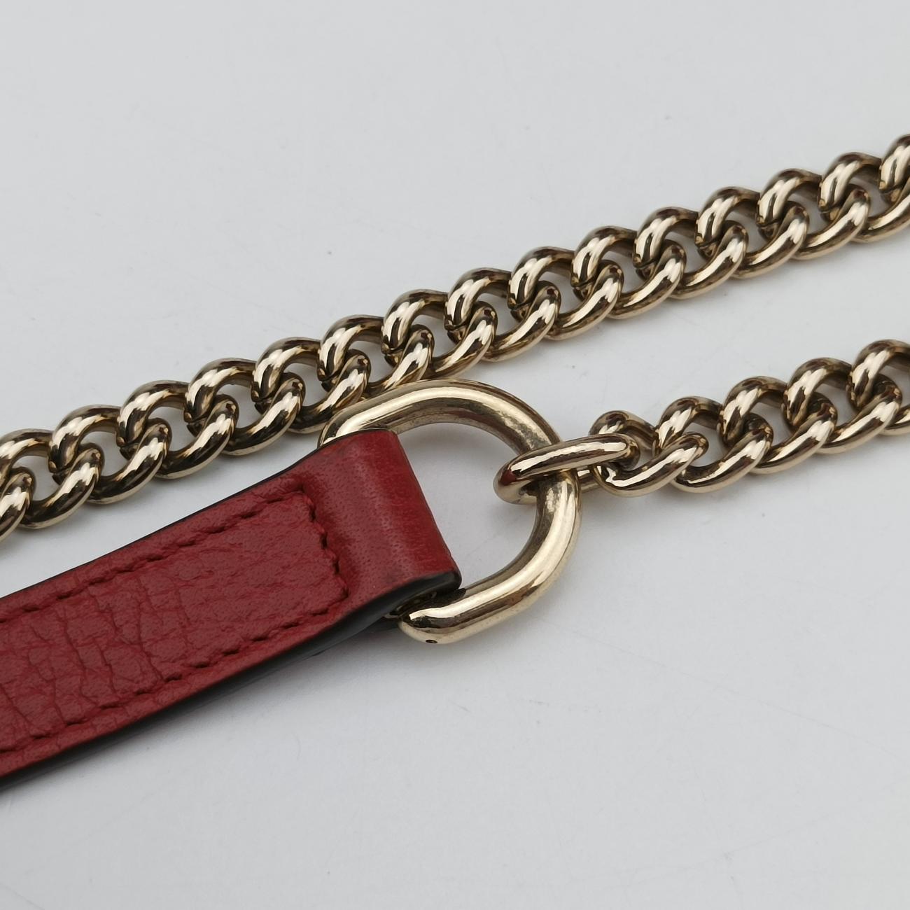 Interlocking GRedLeather510804G029318081インターロッキングGレッドレザー510804G029318081