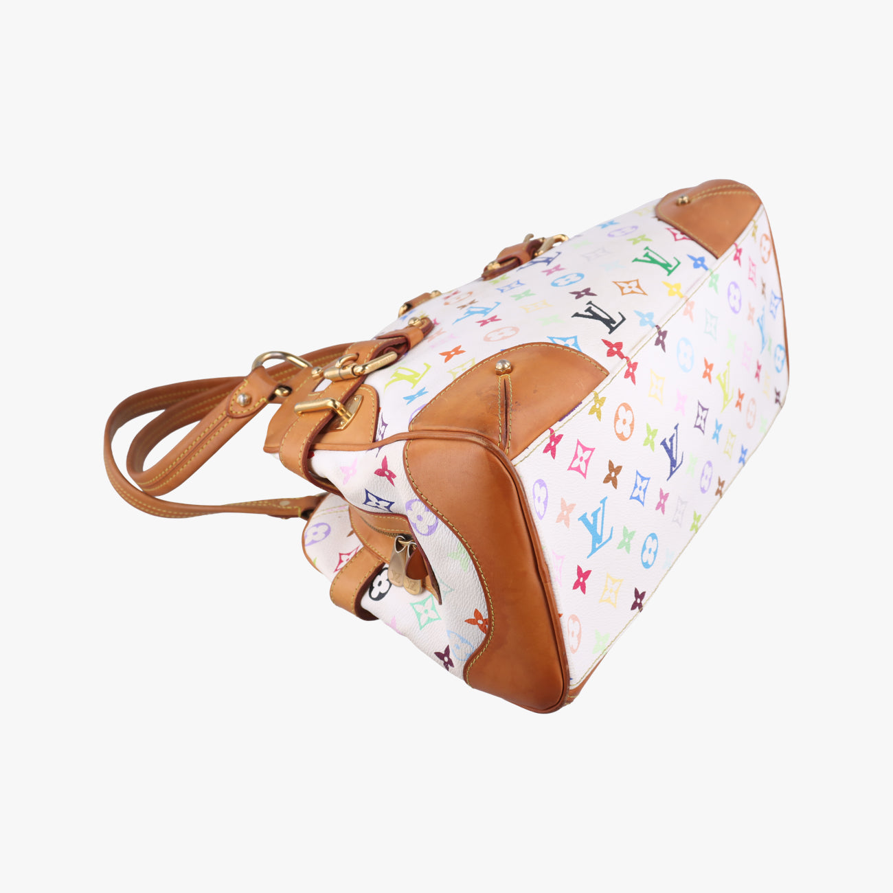 CLAUDIAwhiteMonogram MulticolorM40193Lot number unknownクラウディアブロンモノグラム マルチカラーM40193製番不明