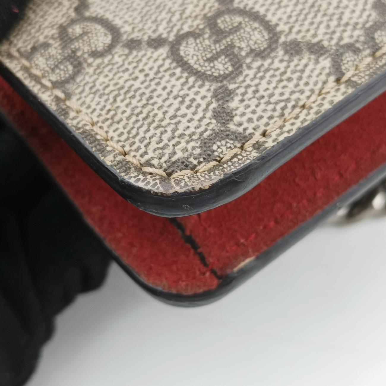 Dionysusbeige×redPVC coated canvas × suede421970I026115983ディオニュソスベージュ×レッドPVCコーティングキャンバス × スエード421970I026115983