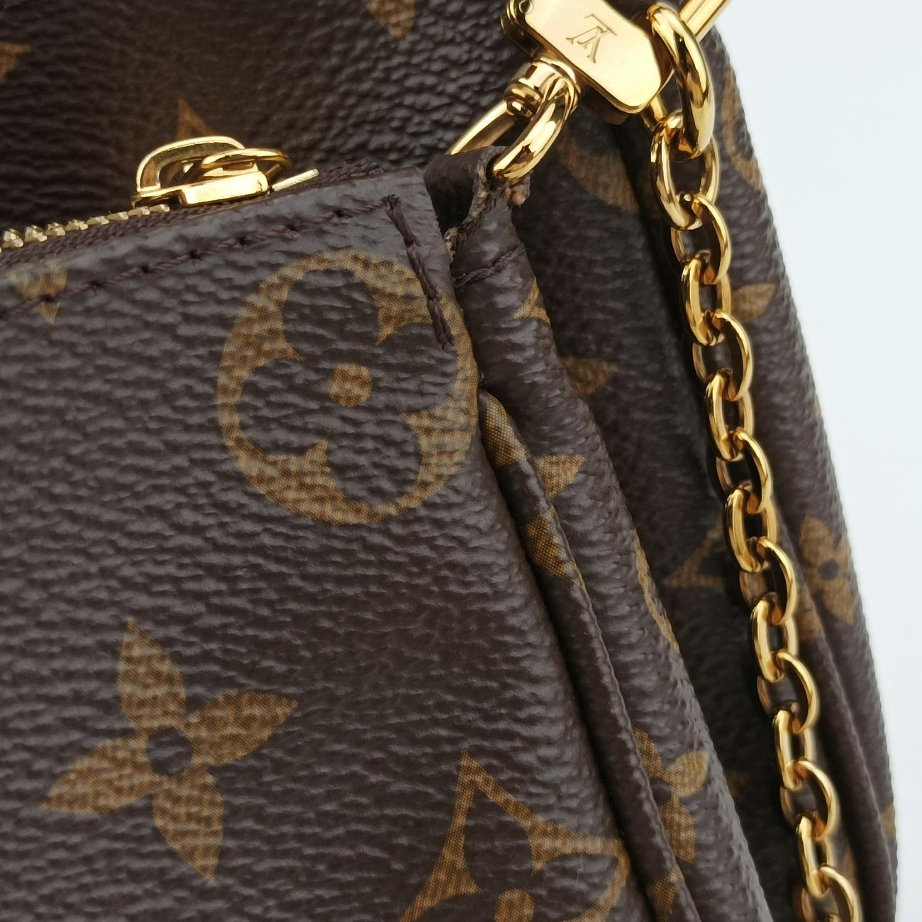 MULTI POCHETTE ACCESSOIRESMARRON×ROSE CLAIREMonogram CanvasM44840TA5119ミュルティポシェットアクセソワールマロン×ローズ クレールモノグラムキャンバスM44840TA5119