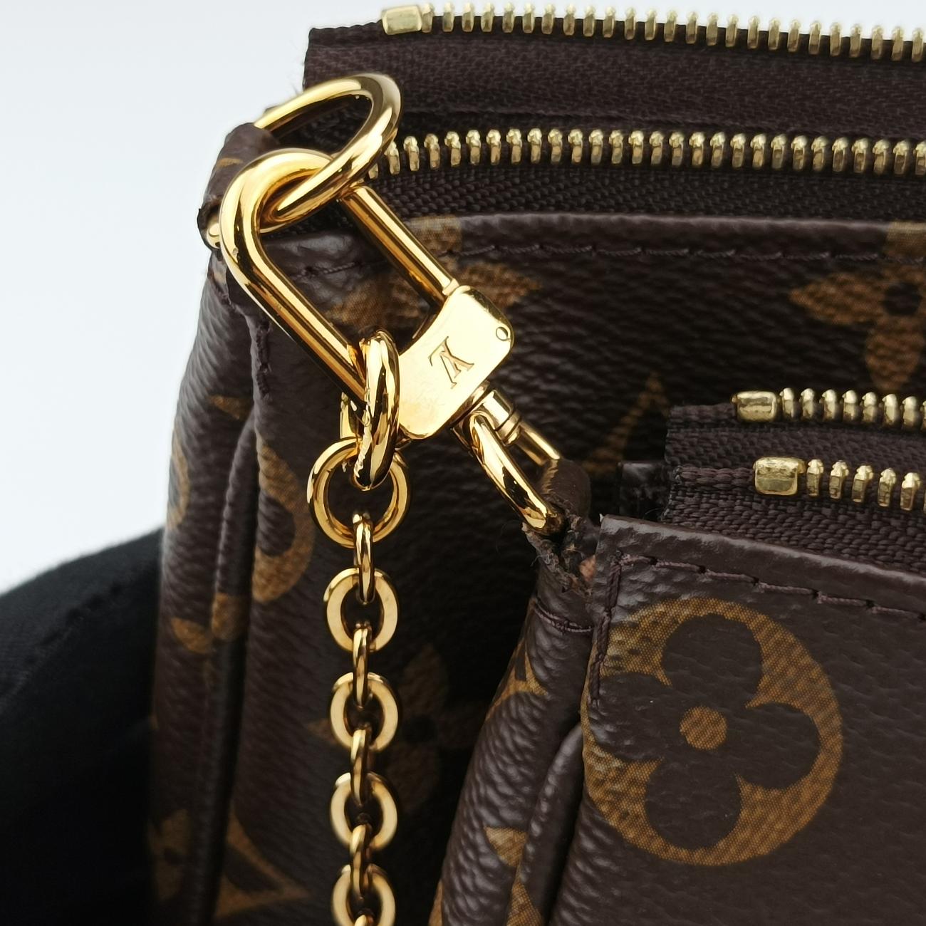 MULTI POCHETTE ACCESSOIRESMARRON×ROSE CLAIREMonogram CanvasM44840TA5119ミュルティポシェットアクセソワールマロン×ローズ クレールモノグラムキャンバスM44840TA5119