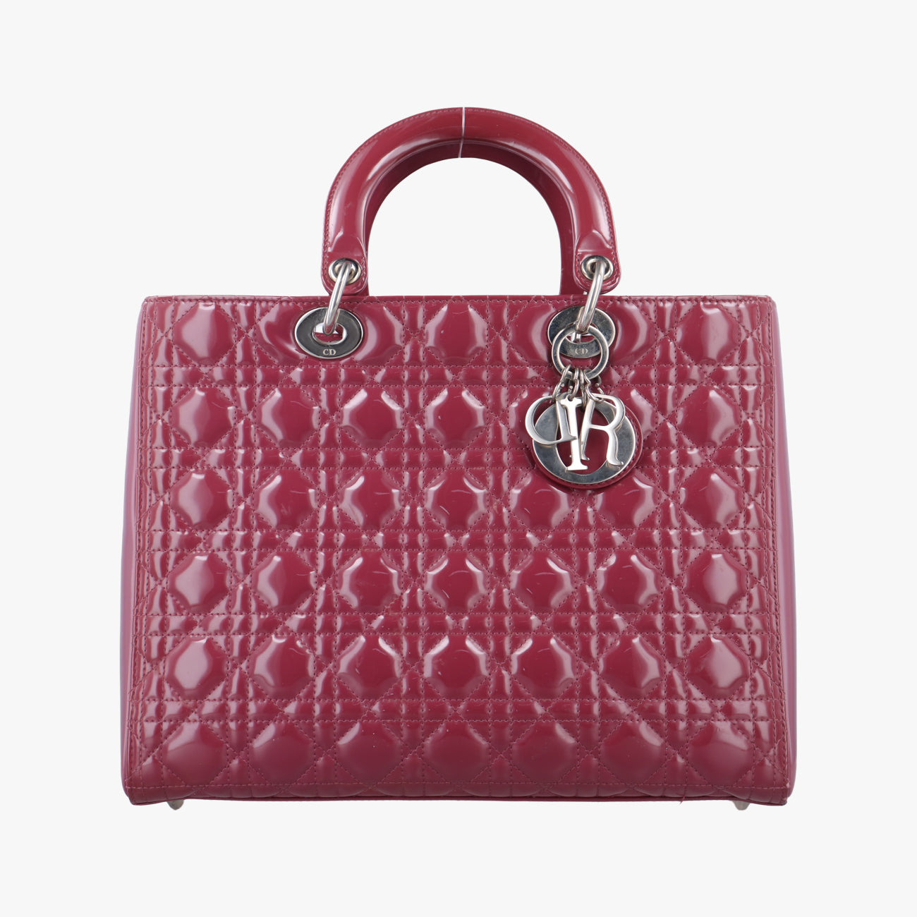 Lady DiorBurgundypatent16-BO-0112レディディオールワインレッドパテント16-BO-0112