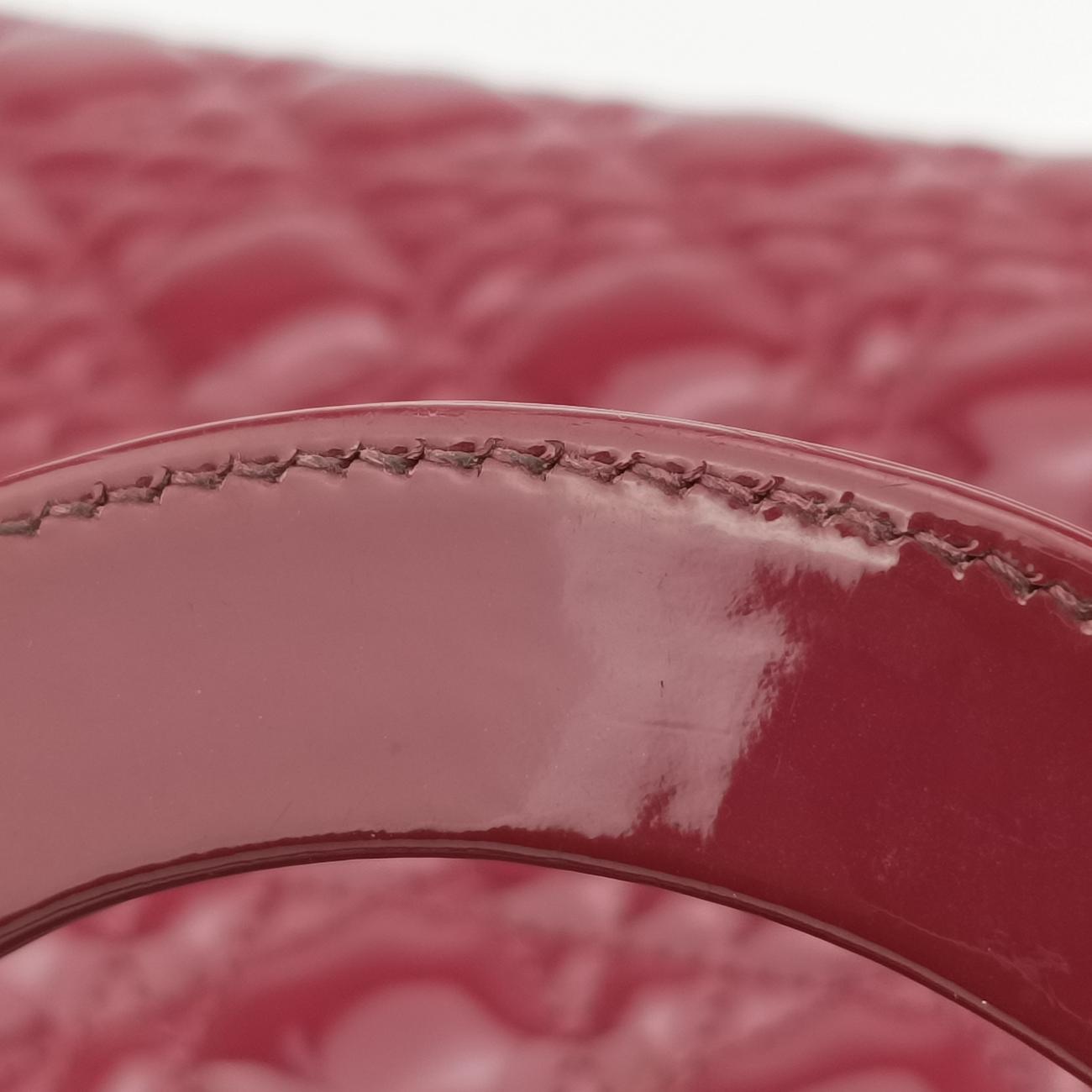 Lady DiorBurgundypatent16-BO-0112レディディオールワインレッドパテント16-BO-0112