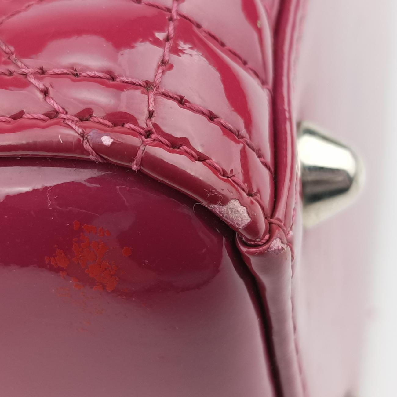 Lady DiorBurgundypatent16-BO-0112レディディオールワインレッドパテント16-BO-0112