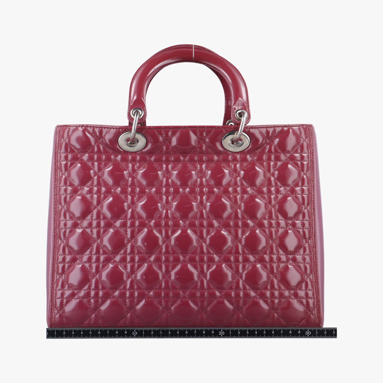 Lady DiorBurgundypatent16-BO-0112レディディオールワインレッドパテント16-BO-0112