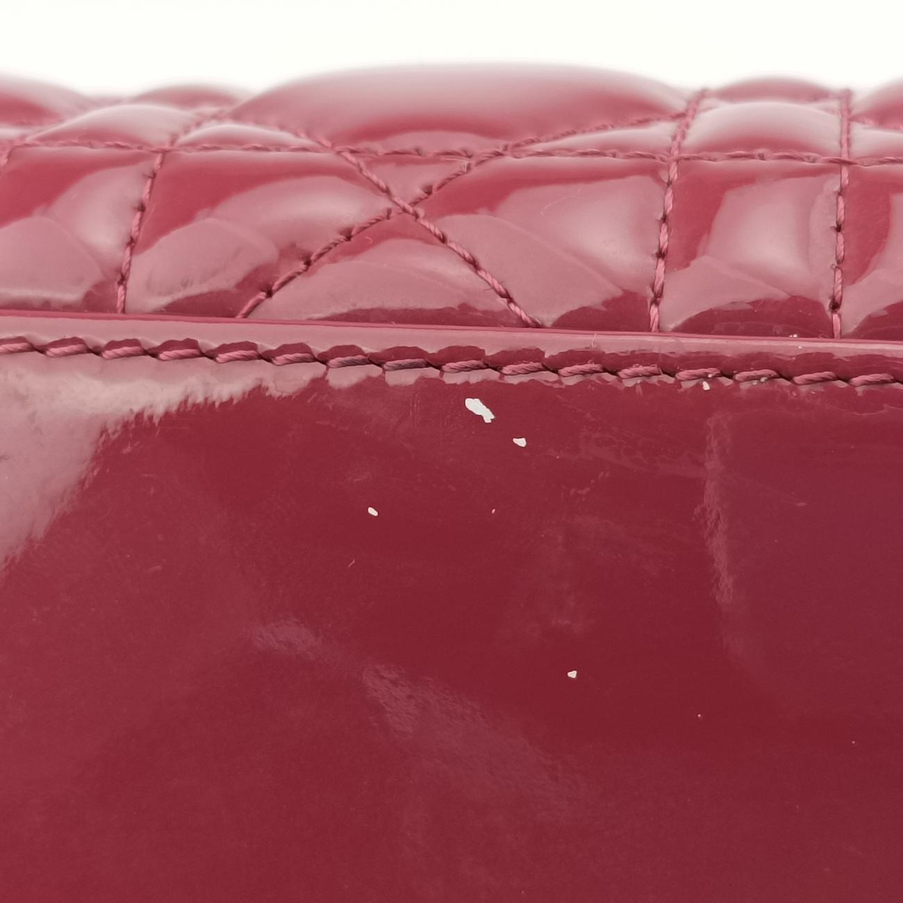 Lady DiorBurgundypatent16-BO-0112レディディオールワインレッドパテント16-BO-0112