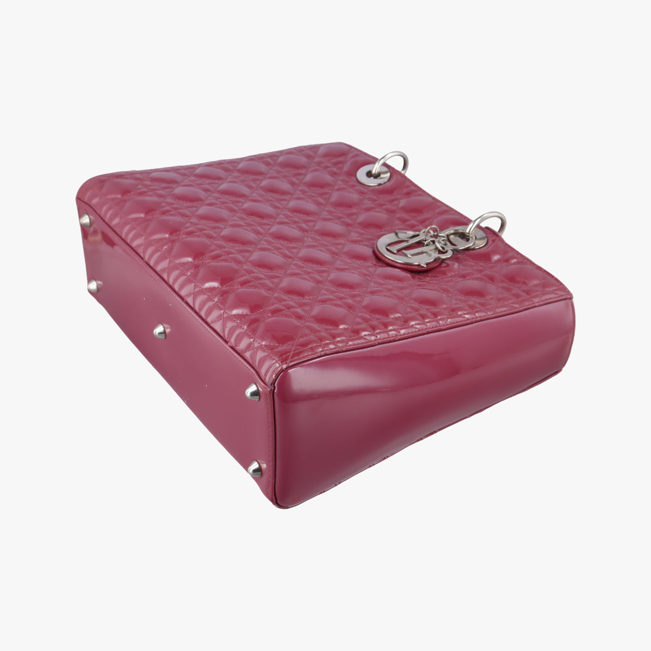 Lady DiorBurgundypatent16-BO-0112レディディオールワインレッドパテント16-BO-0112