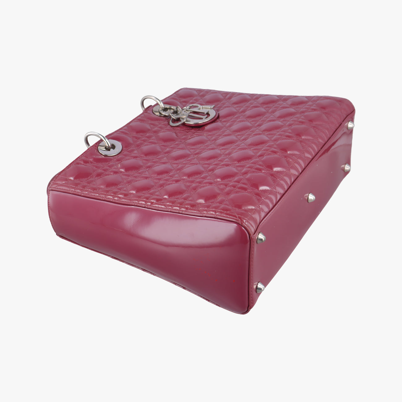 Lady DiorBurgundypatent16-BO-0112レディディオールワインレッドパテント16-BO-0112
