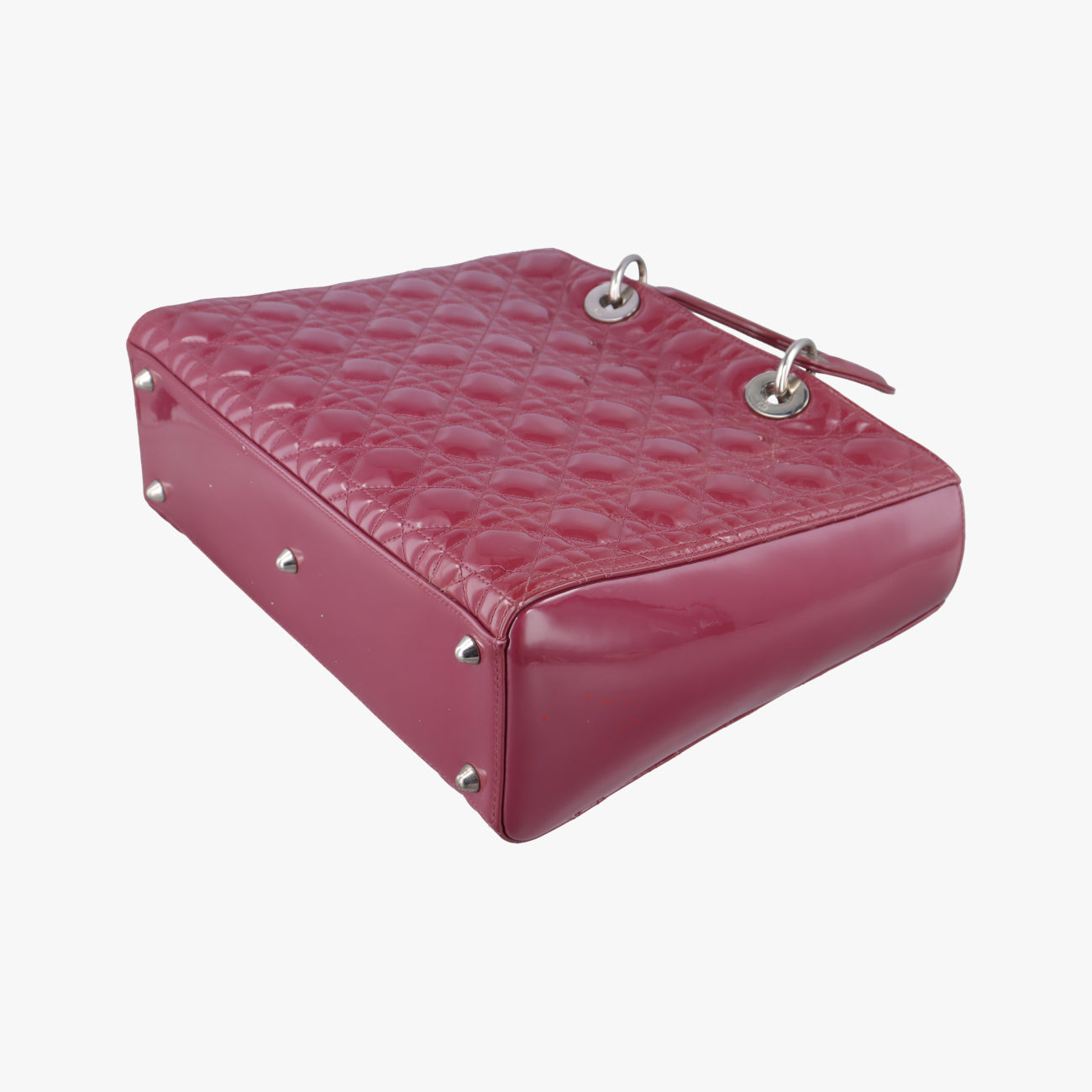 Lady DiorBurgundypatent16-BO-0112レディディオールワインレッドパテント16-BO-0112