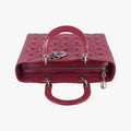 Lady DiorBurgundypatent16-BO-0112レディディオールワインレッドパテント16-BO-0112