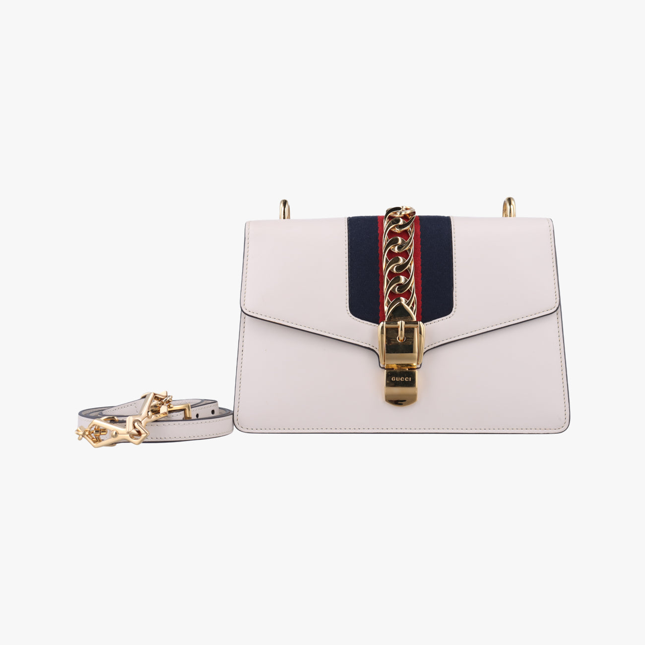 SylvieIvory× navy × redLeather421882C026174328シルヴィアイボリー×ネイビー×レッドレザー421882C026174328