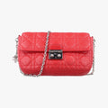 Miss Dior CANNAGE New LockRedlambskin12-MA-0184ミス ディオール カナージュ ニューロックレッドラムスキン12-MA-0184