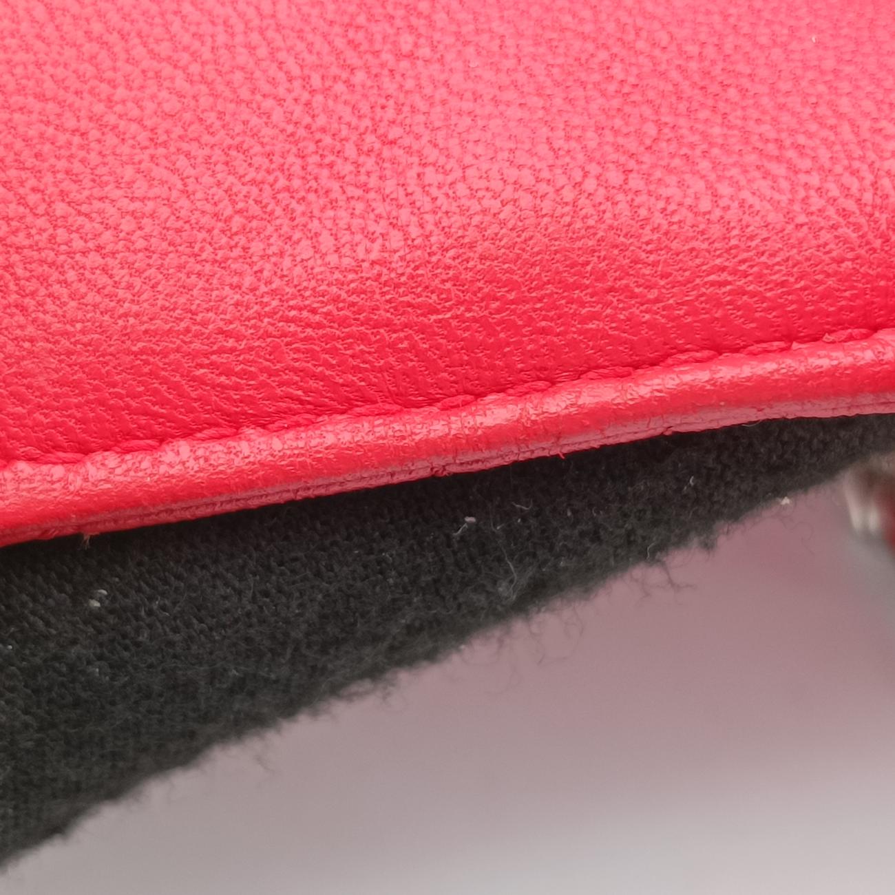 Miss Dior CANNAGE New LockRedlambskin12-MA-0184ミス ディオール カナージュ ニューロックレッドラムスキン12-MA-0184