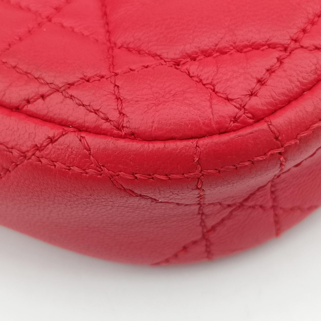 Miss Dior CANNAGE New LockRedlambskin12-MA-0184ミス ディオール カナージュ ニューロックレッドラムスキン12-MA-0184