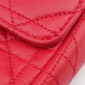 Miss Dior CANNAGE New LockRedlambskin12-MA-0184ミス ディオール カナージュ ニューロックレッドラムスキン12-MA-0184