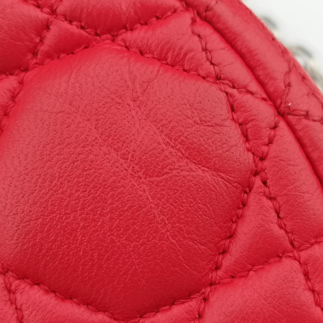 Miss Dior CANNAGE New LockRedlambskin12-MA-0184ミス ディオール カナージュ ニューロックレッドラムスキン12-MA-0184