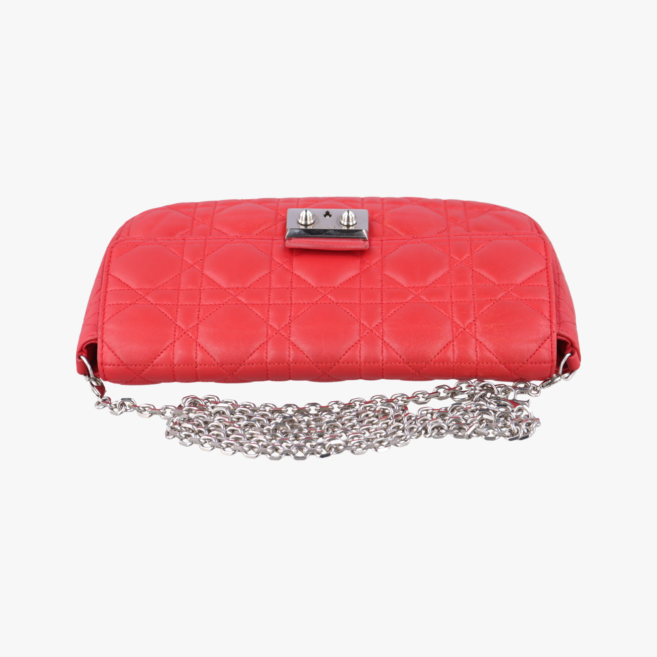 Miss Dior CANNAGE New LockRedlambskin12-MA-0184ミス ディオール カナージュ ニューロックレッドラムスキン12-MA-0184