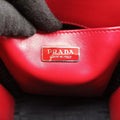 Triangle logo embossedRedLeather272 3三角エンボスロゴレッドレザー272 3
