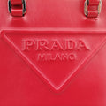 Triangle logo embossedRedLeather272 3三角エンボスロゴレッドレザー272 3