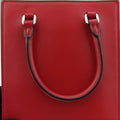 Triangle logo embossedRedLeather272 3三角エンボスロゴレッドレザー272 3