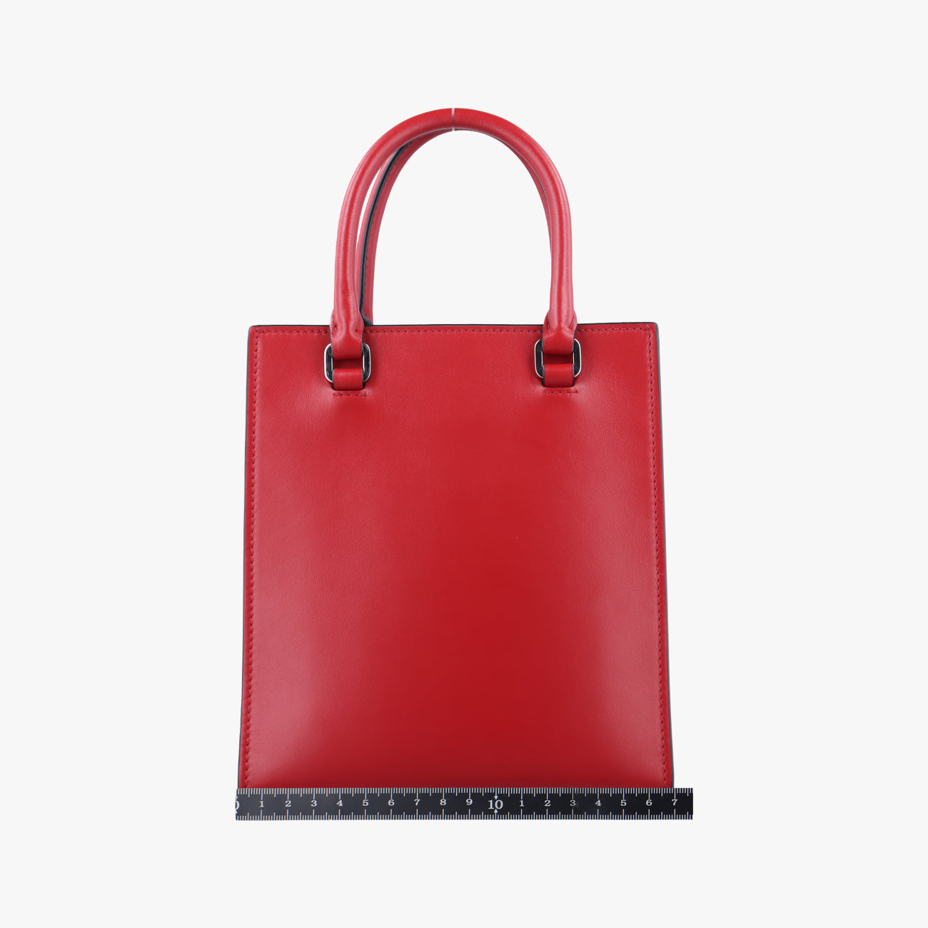 Triangle logo embossedRedLeather272 3三角エンボスロゴレッドレザー272 3