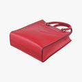 Triangle logo embossedRedLeather272 3三角エンボスロゴレッドレザー272 3
