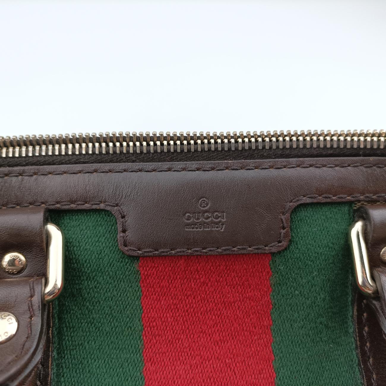Sherry LineBrown x green x redcanvas x leather247205G7964153シェリーラインブラウン×グリーン×レッドキャンバス×レザー247205G7964153