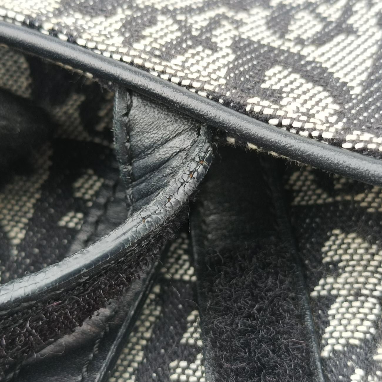 SaddleBlack x greyJacquard01RU 0044サドルブラック×グレージャガード01RU 0044