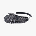 SaddleBlack x greyJacquard01RU 0044サドルブラック×グレージャガード01RU 0044