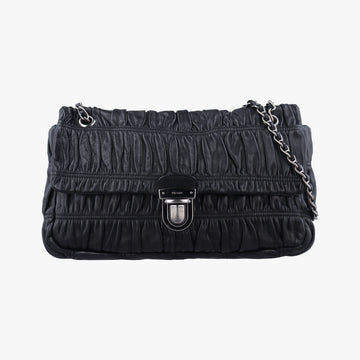 Nappa GaufreBlacklambskinBR455314ナッパ ゴーフルブラックラムスキンBR455314