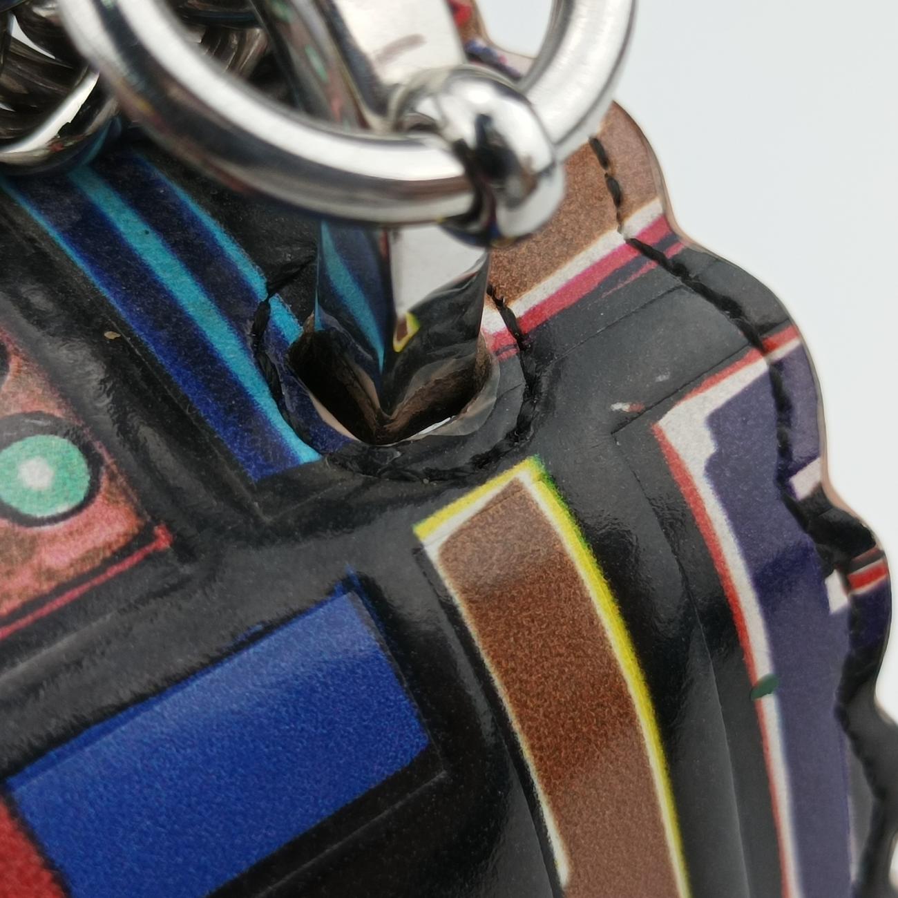 studded Kan IBlack×MulticolourLeather8M03818M0381 A18K 188-8241スタッズ キャナイブラック×マルチカラーレザー8M03818M0381 A18K 188-8241