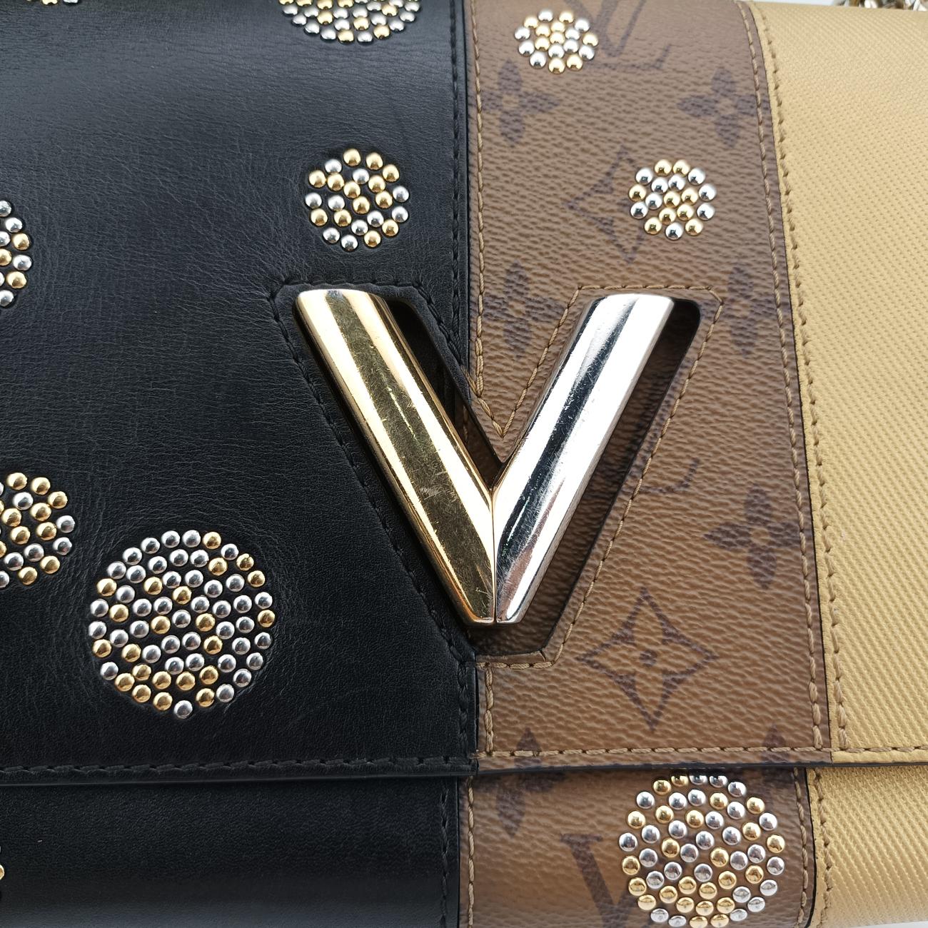 Portefeuille TwistBlack x Brown x GoldMonogram ReverseM54600FL0117ポルトフォイユ ツイストブラックxブラウン×ゴールドモノグラム リバースM54600FL0117