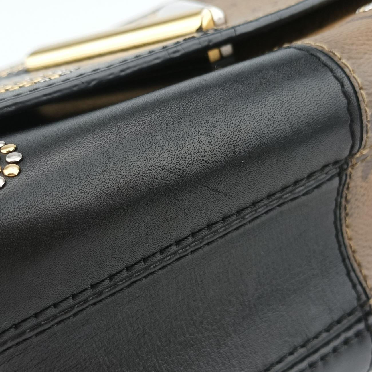 Portefeuille TwistBlack x Brown x GoldMonogram ReverseM54600FL0117ポルトフォイユ ツイストブラックxブラウン×ゴールドモノグラム リバースM54600FL0117