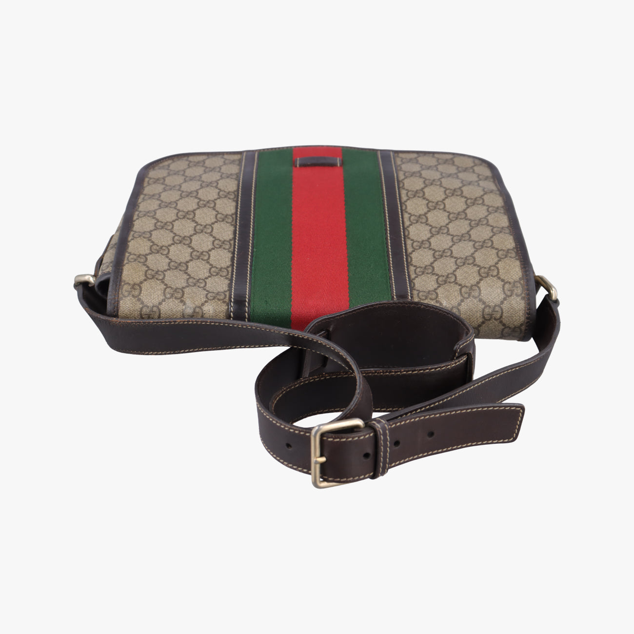 GG SupremeBrown×red×greenPVC coated canvas211130D8140408GGスプリームブラウン×レッド×グリーンPVCコーティングキャンバス211130D8140408