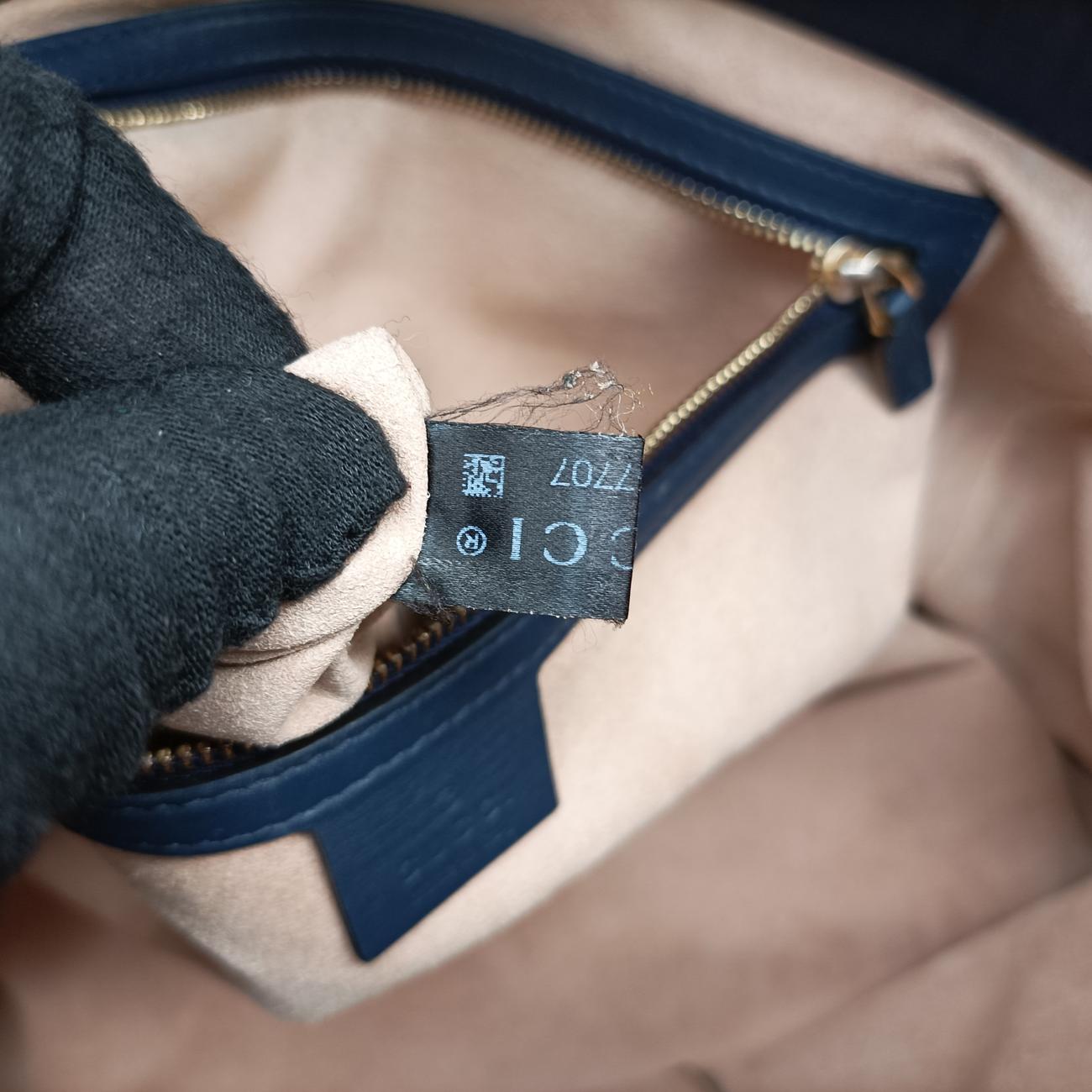 GuccissimaBlueLeather453771Lot number unknownグッチシマブルーレザー453771製番不明