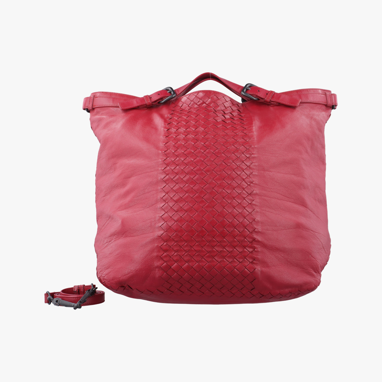 IntrecciatoRedlambskinB00910203WイントレチャートレッドラムスキンB00910203W