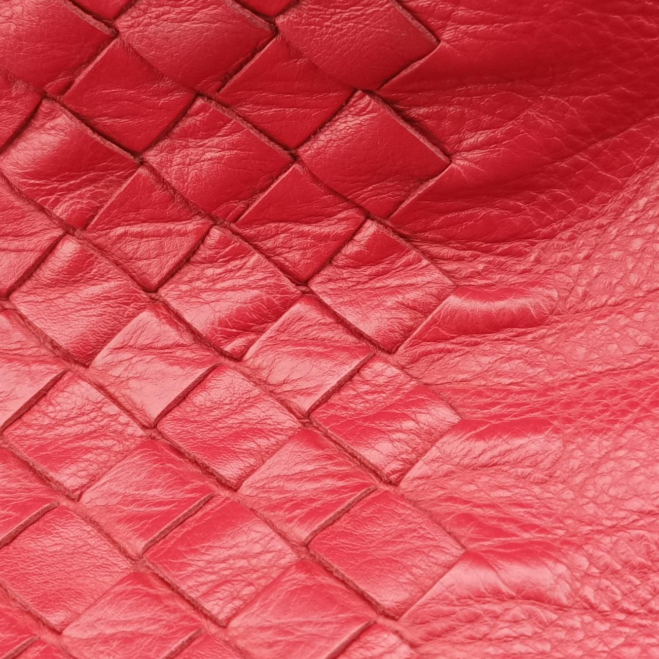 IntrecciatoRedlambskinB00910203WイントレチャートレッドラムスキンB00910203W
