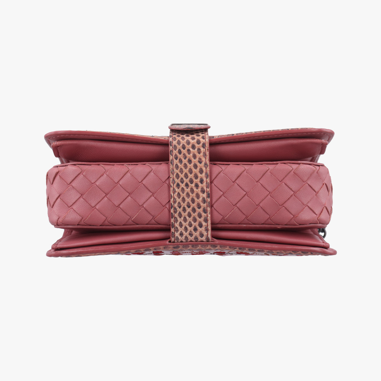 ★BOTTEGA VENETA イントレチャート ミニポーチ ビビットピンク★ ボッテガ・ヴェネタ(Bottega Veneta) イントレチャート ミニ