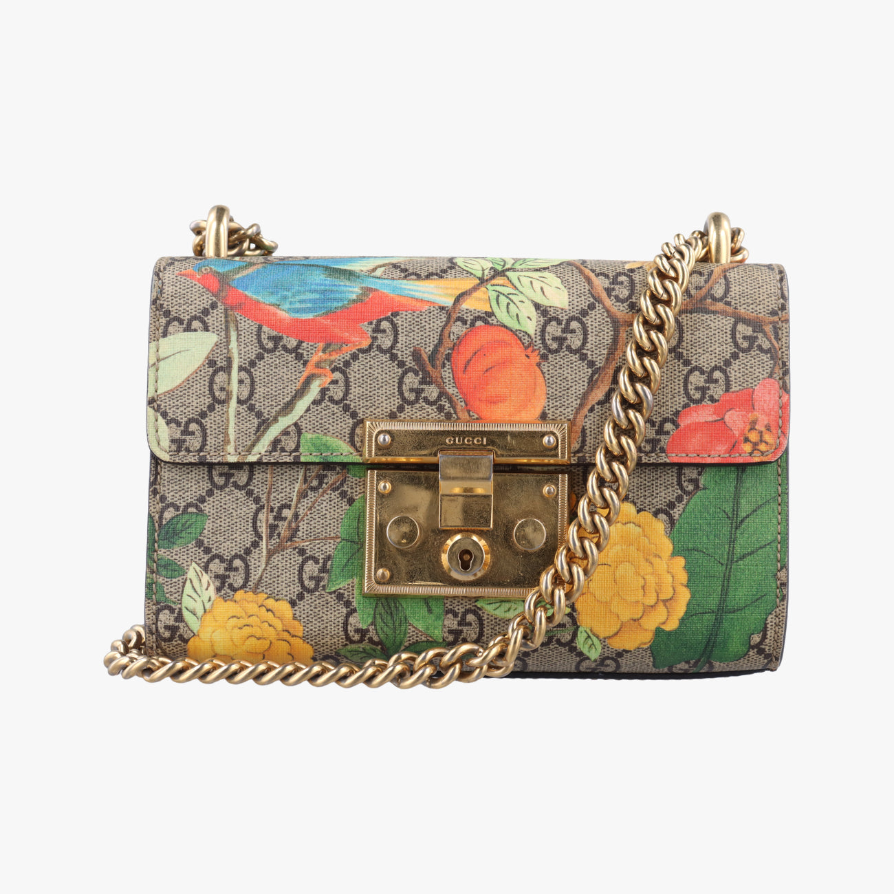 Padlockbeige×MulticolourPVC coated canvas409487H021091011パドロックベージュ×マルチカラーPVCコーティングキャンバス409487H021091011