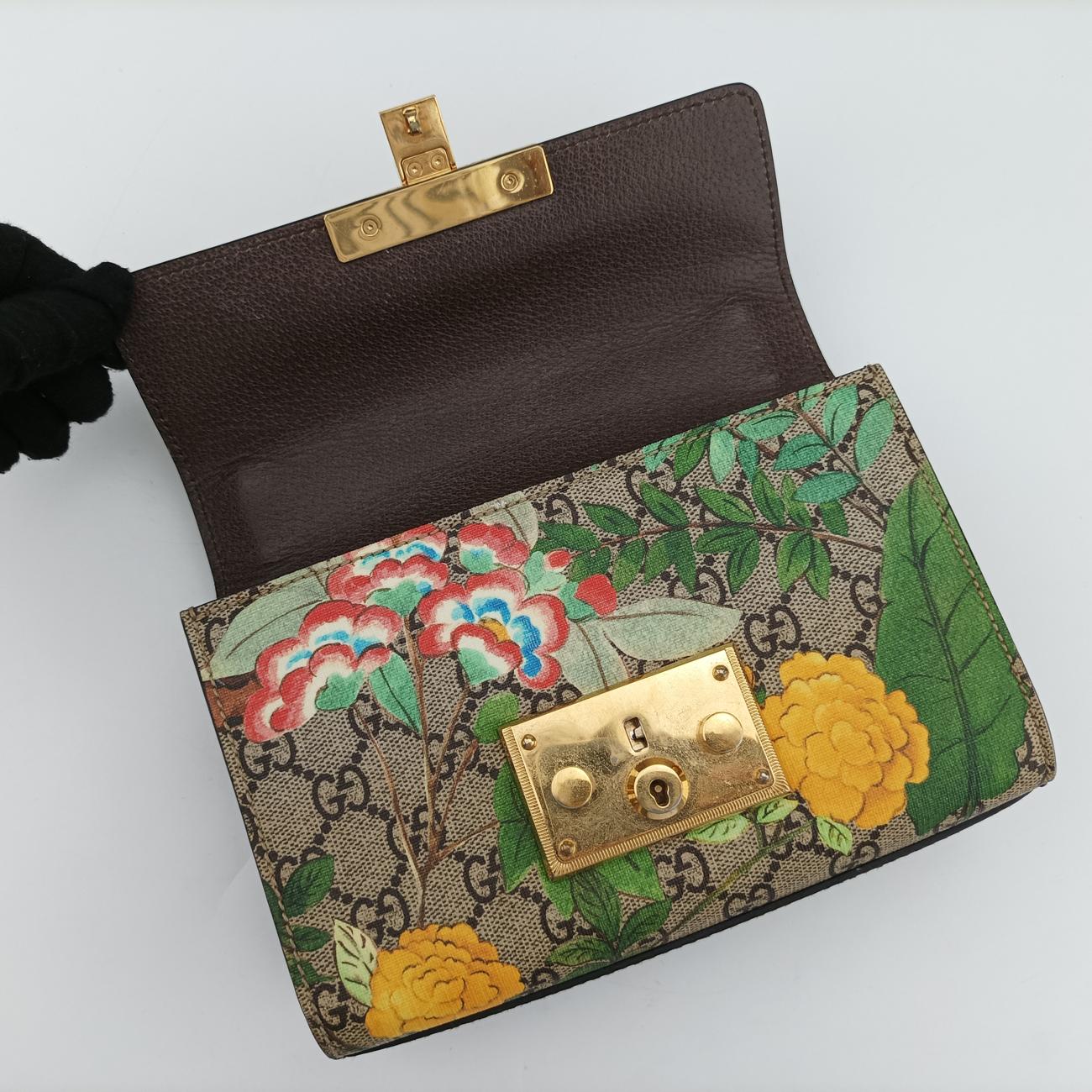 Padlockbeige×MulticolourPVC coated canvas409487H021091011パドロックベージュ×マルチカラーPVCコーティングキャンバス409487H021091011