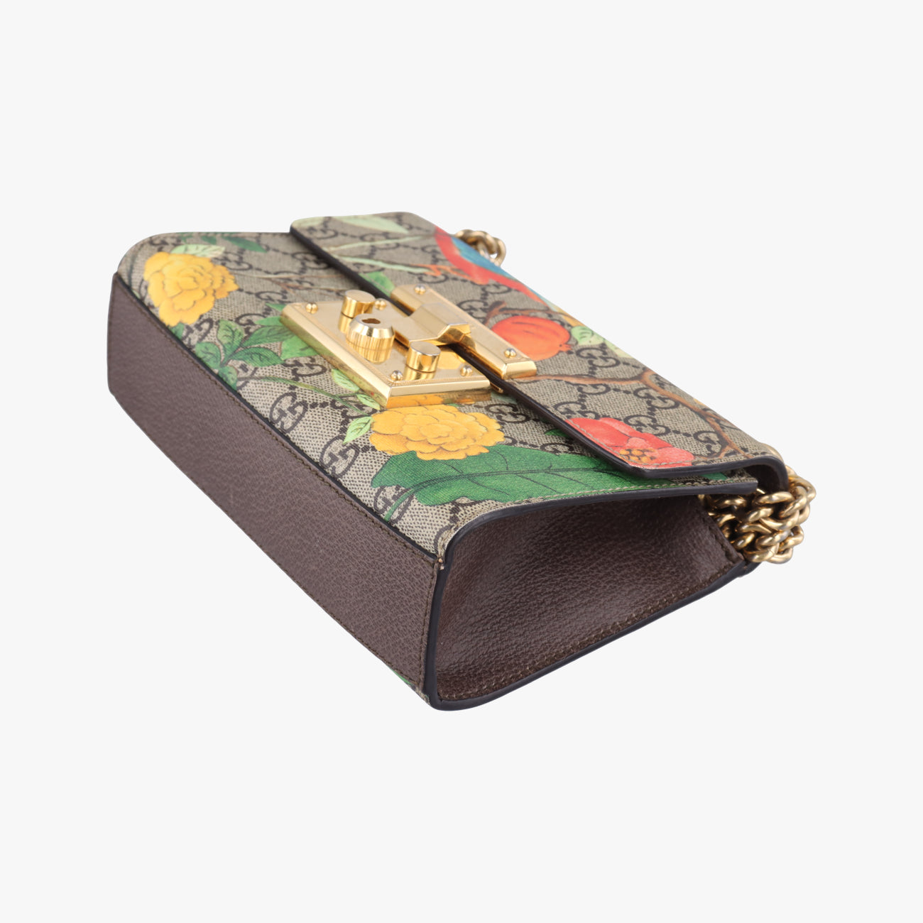 Padlockbeige×MulticolourPVC coated canvas409487H021091011パドロックベージュ×マルチカラーPVCコーティングキャンバス409487H021091011
