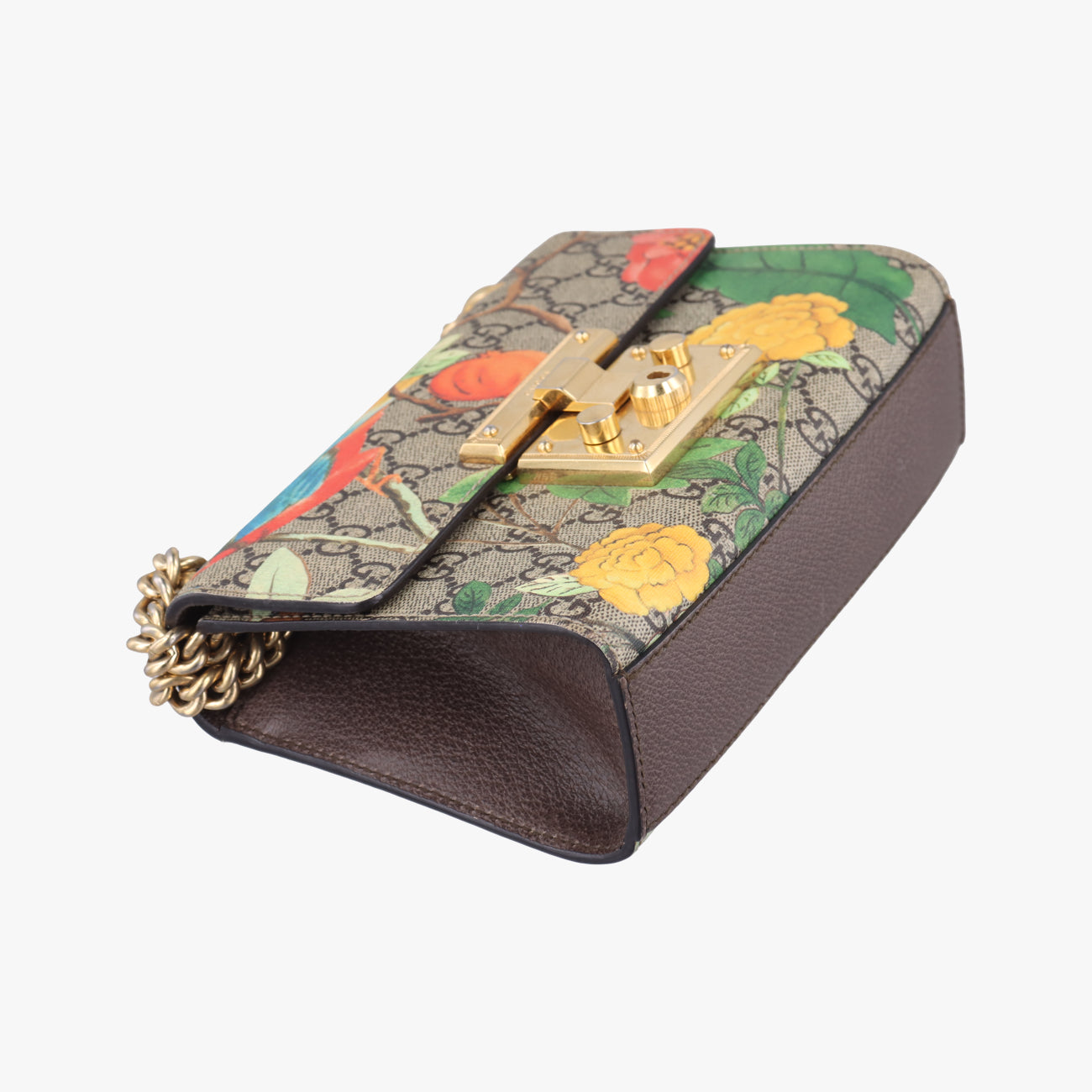 Padlockbeige×MulticolourPVC coated canvas409487H021091011パドロックベージュ×マルチカラーPVCコーティングキャンバス409487H021091011