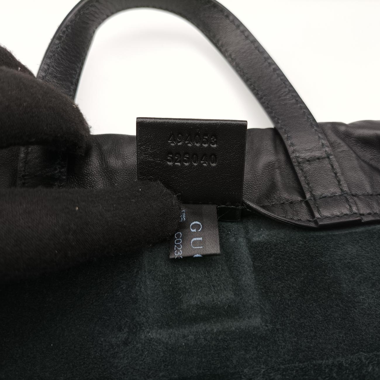 Gucci printBlackLeather494053C023361314グッチプリントブラックレザー494053C023361314