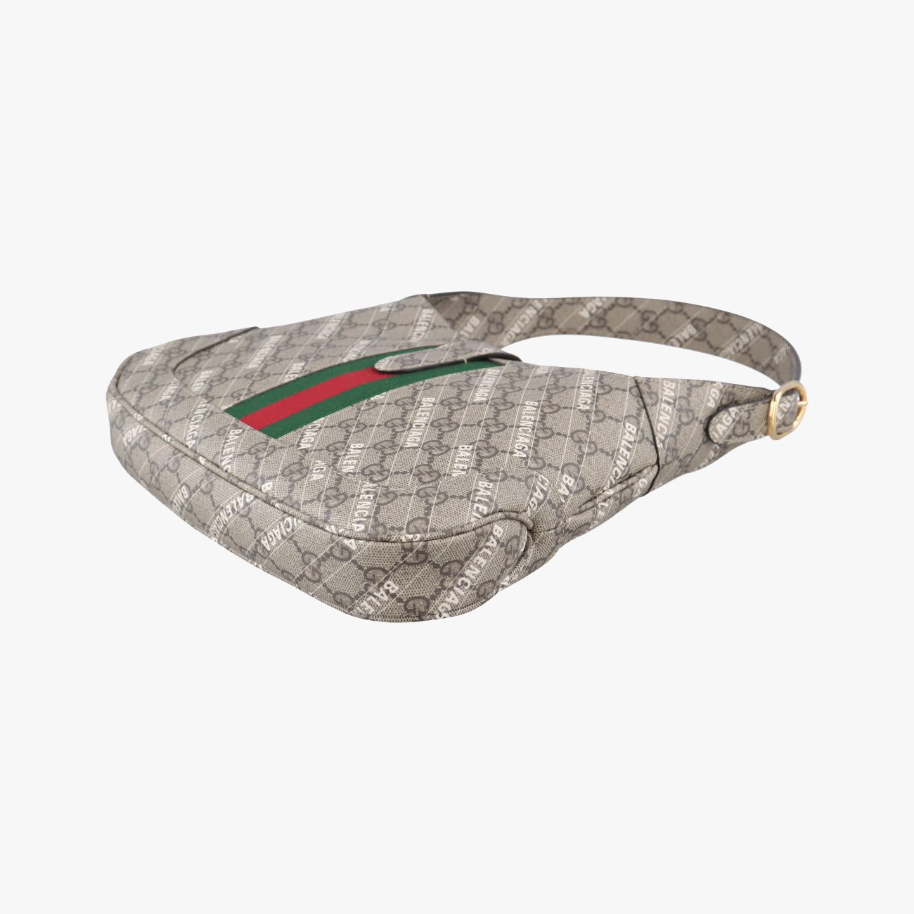 Balenciaga collaboration The Hacker Project Jackie 1961beige×red×greenPVC coated canvas636706A036622156バレンシアガ コラボ ザ ハッカー プロジェクト ジャッキー 1961ベージュ×レッド×グリーンPVCコーティングキャンバス636706A036622156