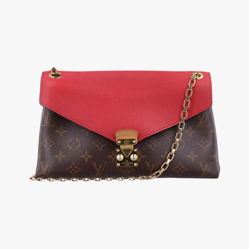 PALLAS ChainBrown×CERISEMonogram Canvas×leatherM41201CA1106パラス チェーンモノグラム/ブラウン系×スリーズモノグラムキャンバス×レザーM41201CA1106