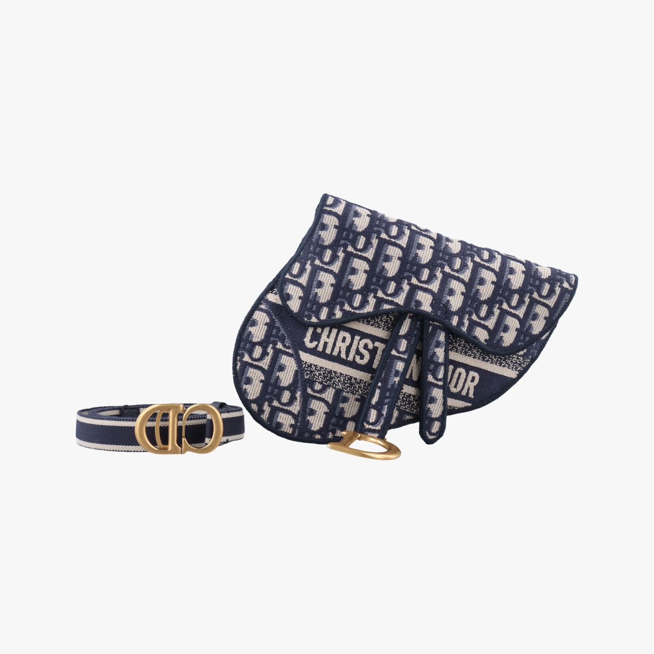 SaddlebagsNavy x WhiteJacquard50-MA-0270サドルバッグネイビー×グホワイトジャガード50-MA-0270